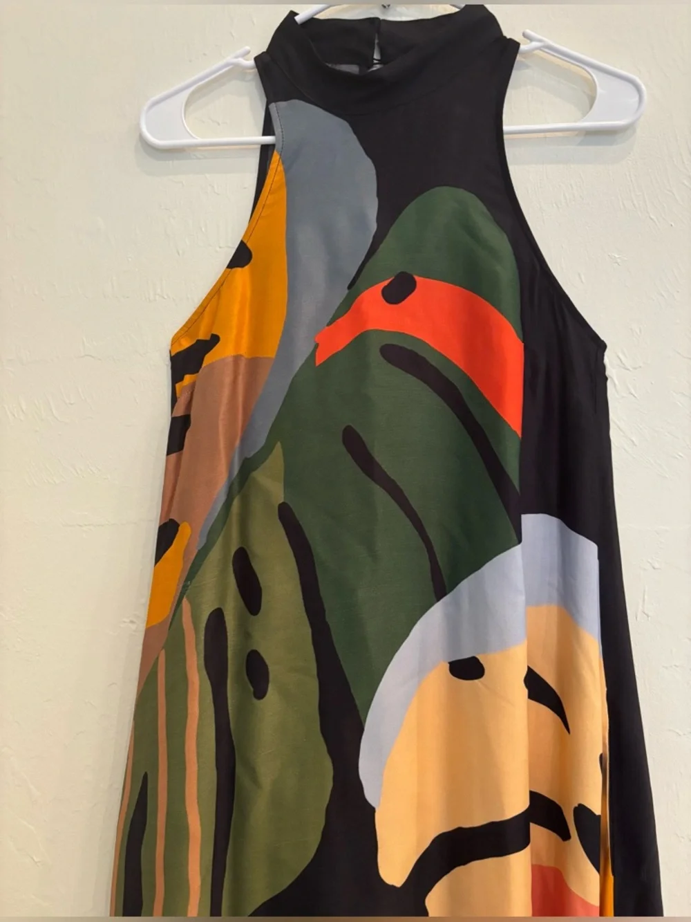 Farm Rio Halter Leaf Maxidress - Picture 7 of 15